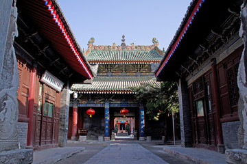 三原城隍庙中院戏楼