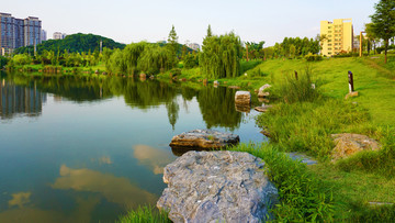 湖边风景