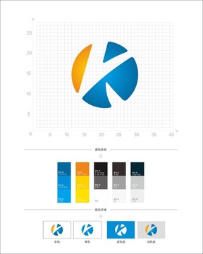 K字母LOGO设计