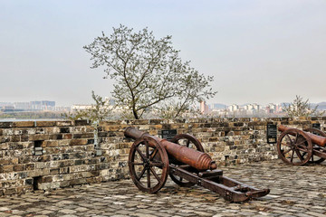 南京明城墙大炮