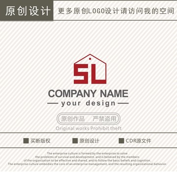 SL字母家具装饰logo