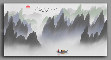 山水画