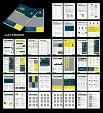 内刊期刊Indd设计模板