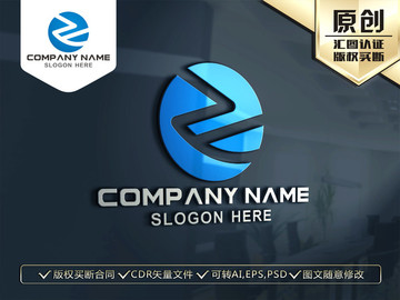 ZF字母LOGO设计