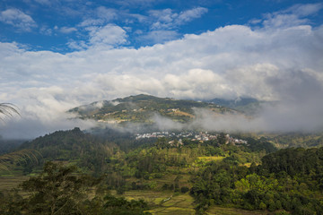 云南红河元阳哀牢山风光