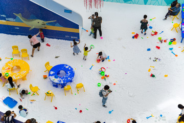 儿童游乐园人造雪场