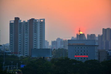 晚霞