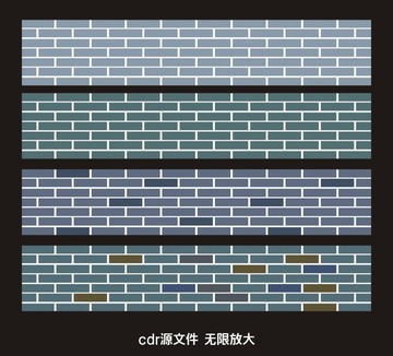 矢量青砖素材