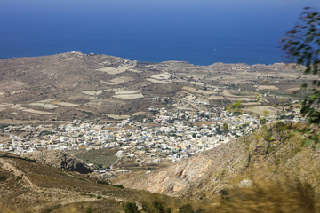 希腊米克诺斯岛俯瞰
