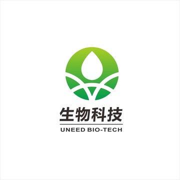 生物科技农业logo