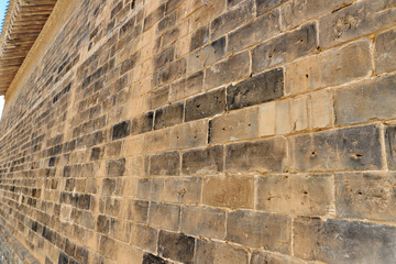 农村砖墙