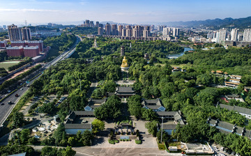 重庆华岩寺全景