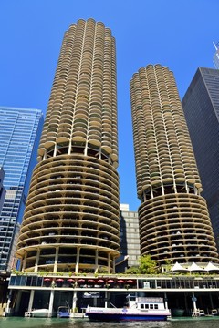 芝加哥地标建筑玉米大楼