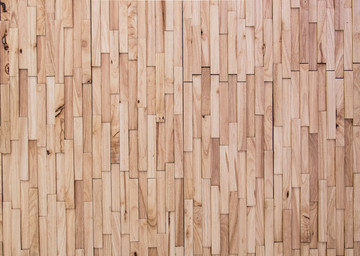 木条堆叠背景墙