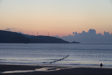 大海日出