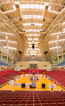 惠州体育馆室内篮球场