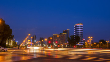 银川北京路夜景