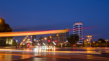 银川北京路夜景