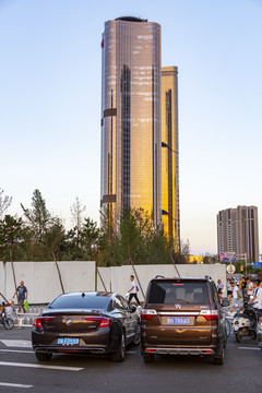 北京望京土豪金建筑