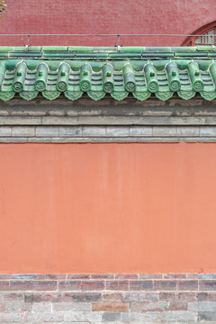 老北京钟楼围墙