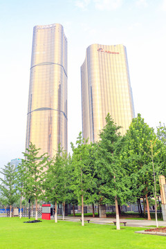 北京望京土豪金建筑