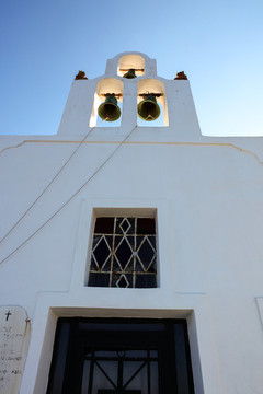 希腊圣托里尼岛钟楼