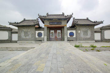 杨家埠民俗文化大观园中式建筑门