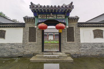 杨家埠木版年画博物馆内景中式建