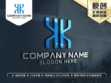 K字母LOGO设计