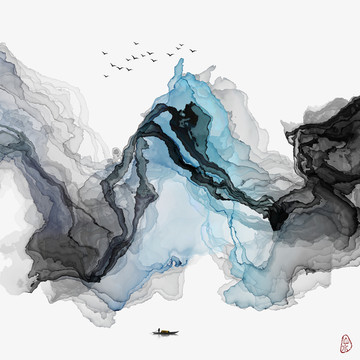 水墨挂画