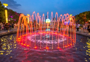南昌青山湖喷泉高感低画质