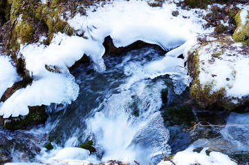 牟尼沟雪景