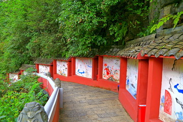 寺庙红墙