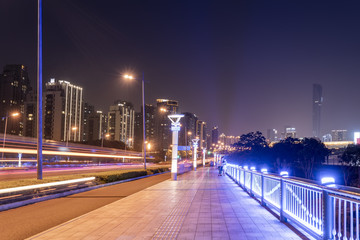 苏州金鸡湖大桥夜景