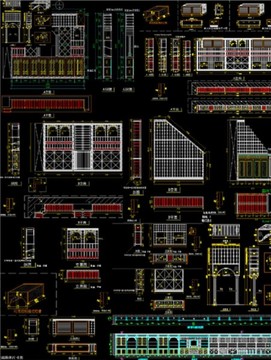 整木酒架CAD