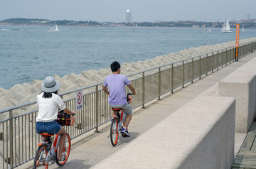 青岛海岸单车旅行