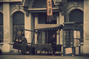 老上海街景怀旧照片