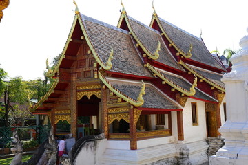 清迈泰式寺庙建筑