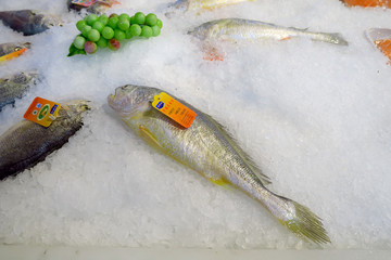 冷冻的黄花鱼
