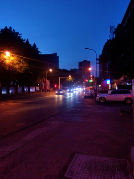 街头夜色