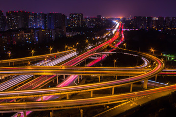 苏坡立交桥夜景