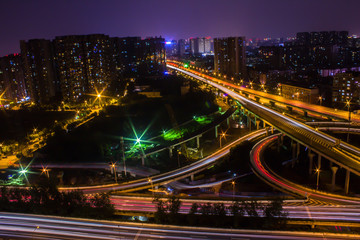 苏坡立交桥夜景