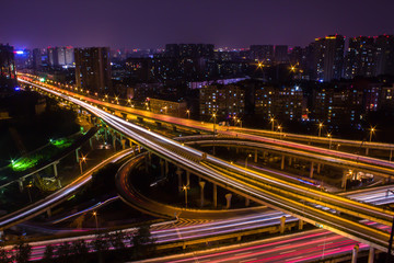 苏坡立交桥夜景