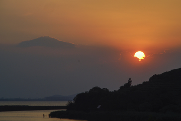 太湖落日