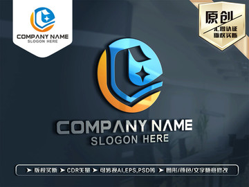 C字母创意LOGO设计标志设计