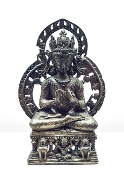 铜宝冠释迦牟尼佛坐像