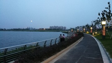 上海之鱼金海湖夜景