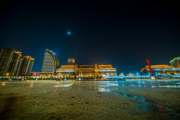 海河夜景