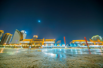 海河夜景