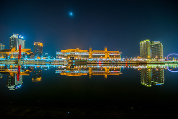 海河夜景